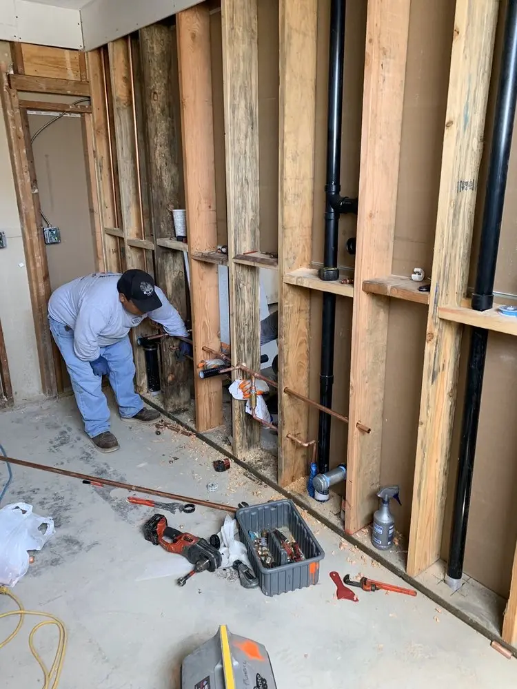 Commercial rough-in plumbing for Trenchless Sewer Repair in South Glenwood Landing